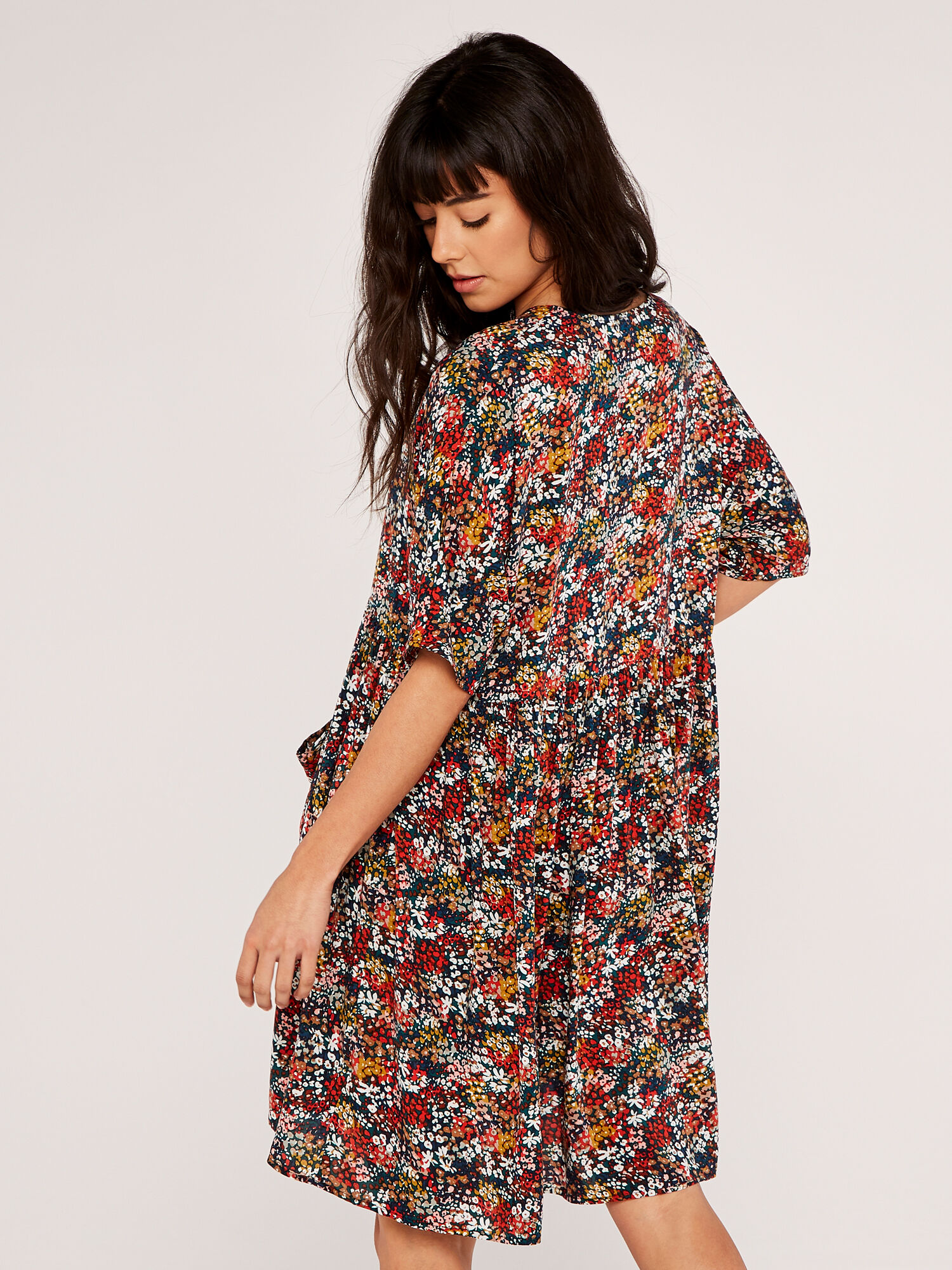 Button down smock dress clearance