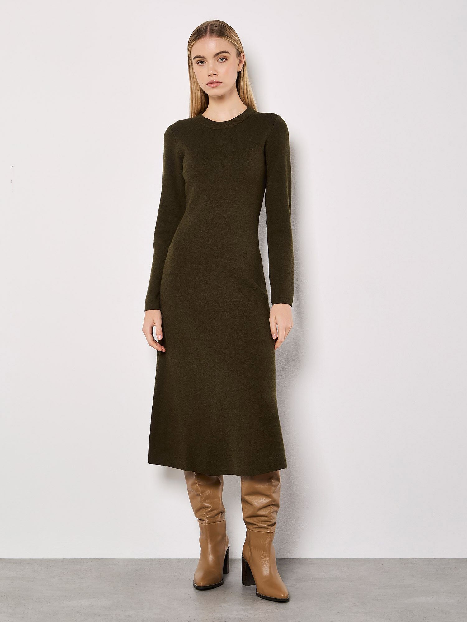 Knitted midaxi dress cheap