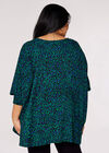 Curve Animal Print Top, Green, large