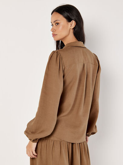 Balloon Sleeve Blouse