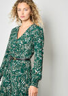 Eucalyptus Print Tiered Maxi Dress, Green, large