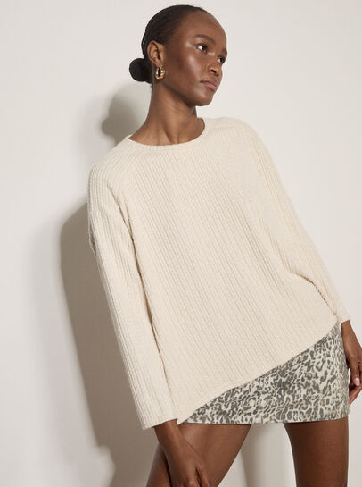 Jacquard Knit Jersey Top
