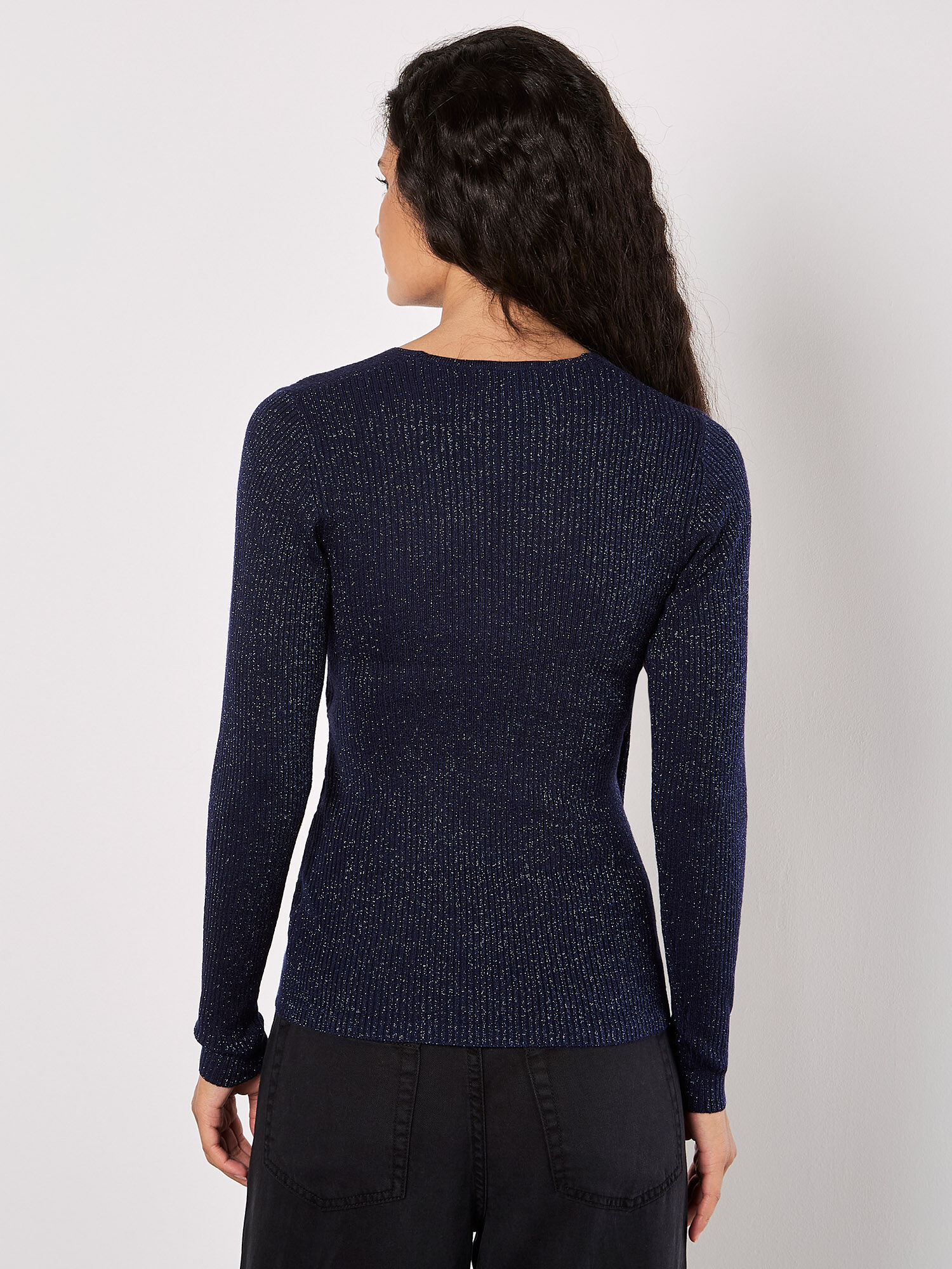 Navy sparkle jumper online