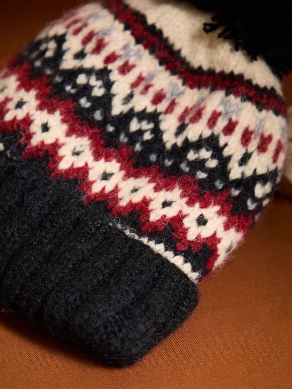 Christmas Beanie, Red, large