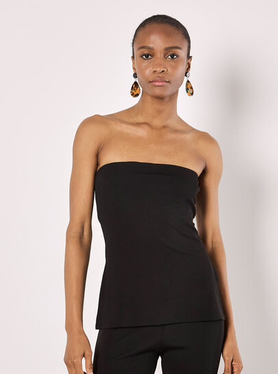 Bandeau Side Split Top