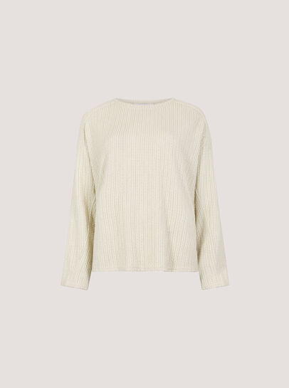 Jacquard Knit Jersey Top