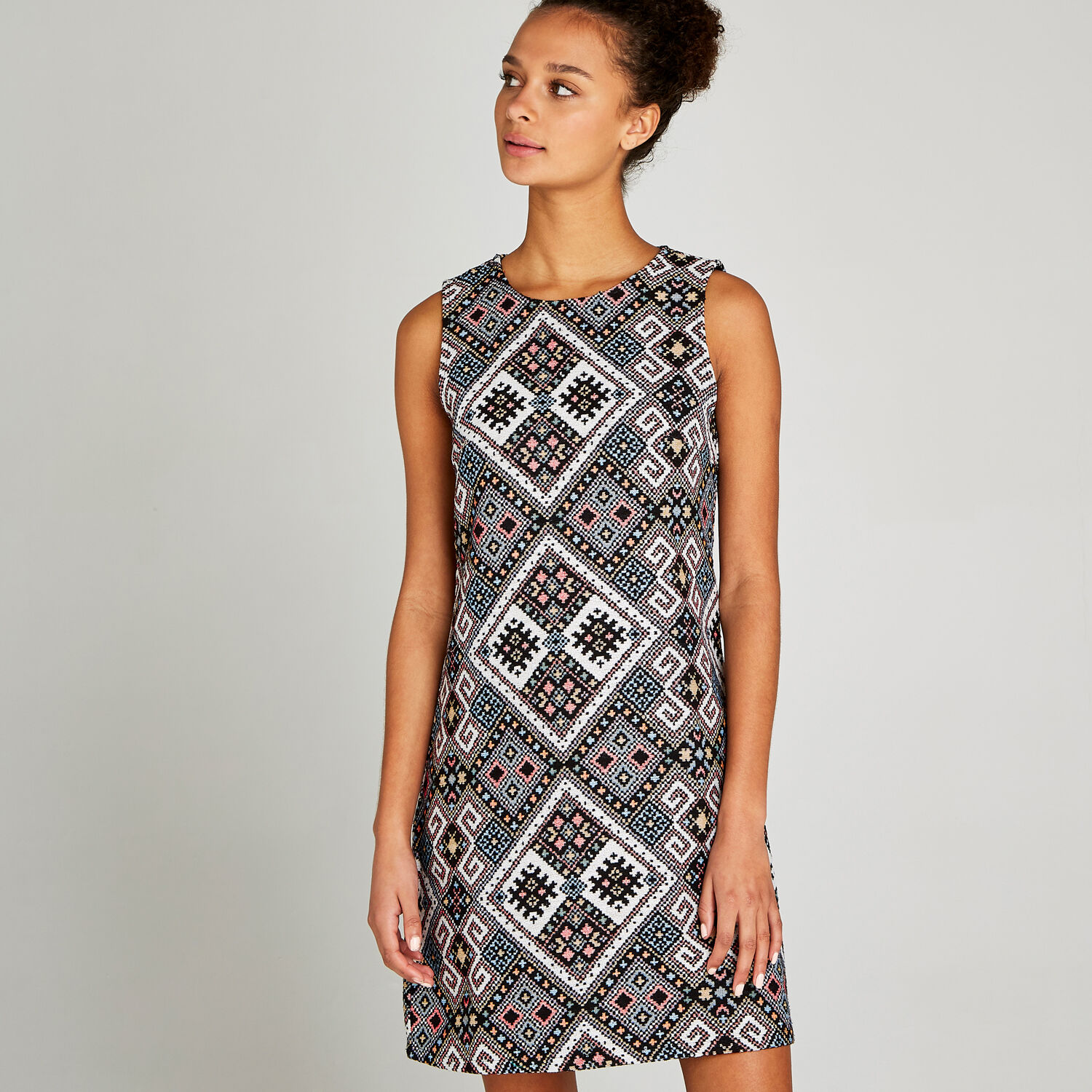 Jacquard shift dress hotsell