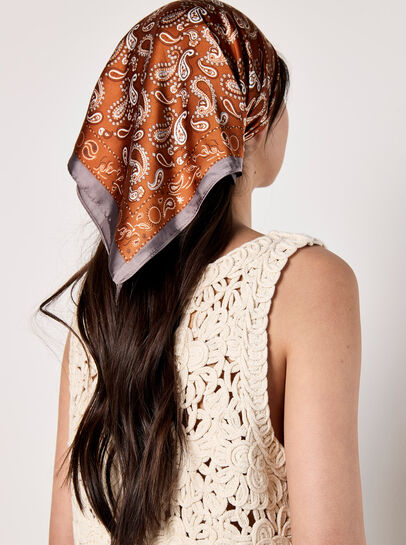 Satin Printed Scarf