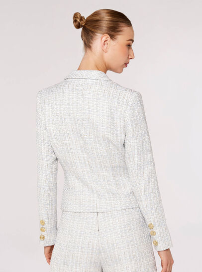 Tweed Cropped Blazer