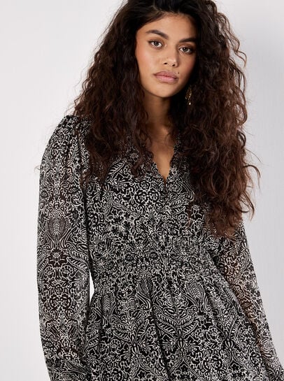 Paisley Mini Dress