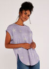 Star T-Shirt, Lilac, large