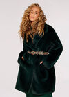 Oversized Supersoft Furcoat, Green, large