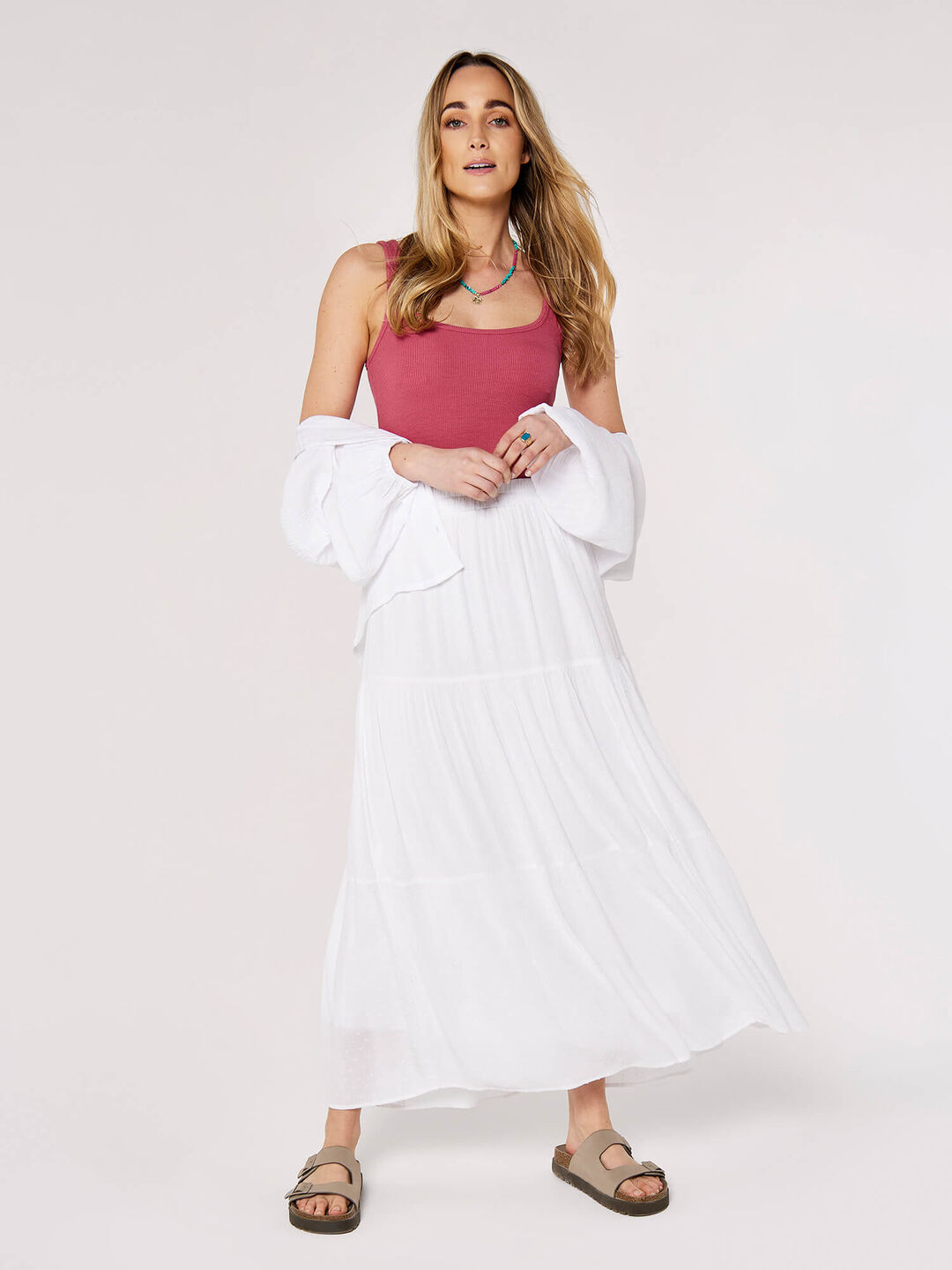 Ribbed Jersey Tank Top