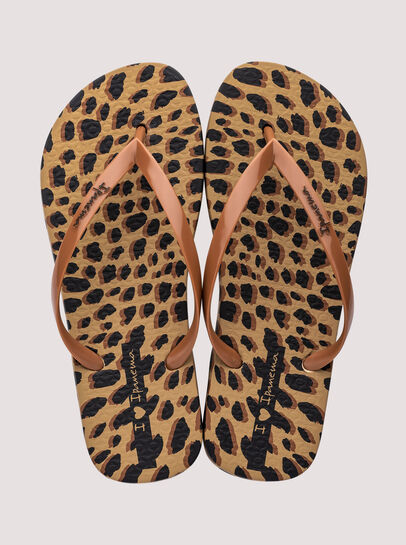 Animal Print Flip Flop