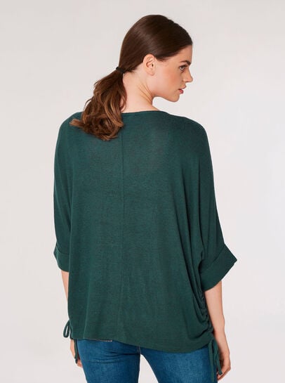 Soft Touch Drawstring Knit Top