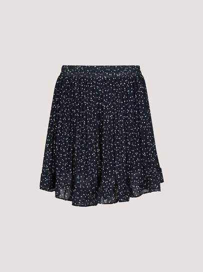 Spot Chiffon Plisse Mini Shorts