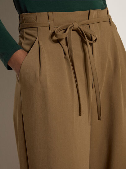 Pleat Detail Tailored Trousers