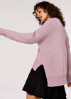 High Low Oversize Jumper, Lilac, large