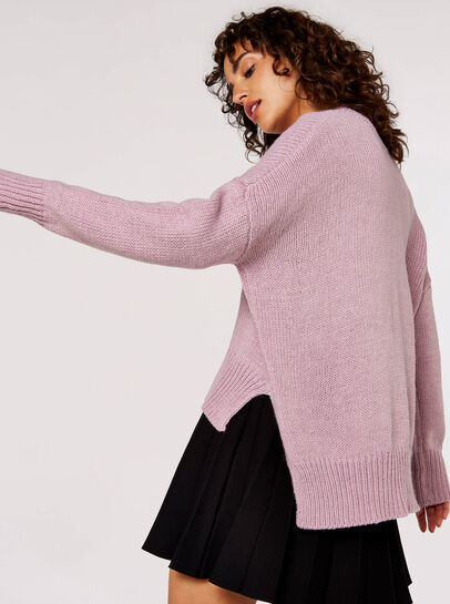 High Low Oversize Jumper