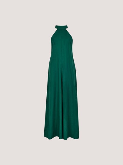 Halter Neck Wide-Leg Jumpsuit