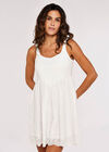 Mini-robe en broderie jersey, blanc, grand