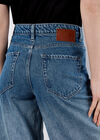 Dip Dye Wide Leg Jeans, Blue, large