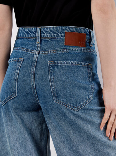 Dip Dye Wide Leg Jeans
