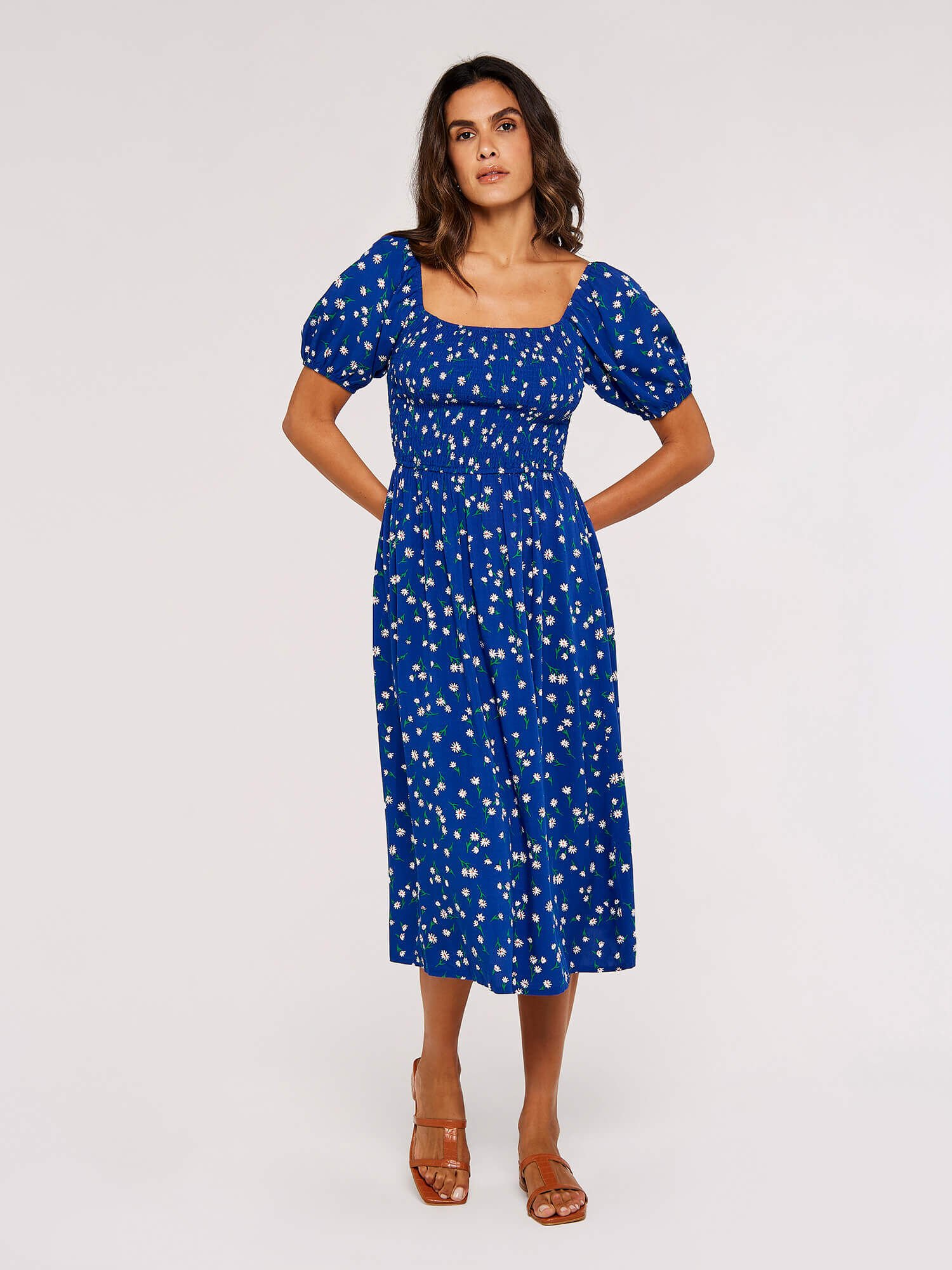 Apricot blue dress discount