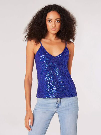 Sequin Camisole Top 