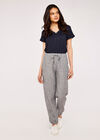 Yoke Front Tee, Navy, large