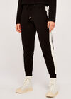 Side Stripe Joggers, Black, large