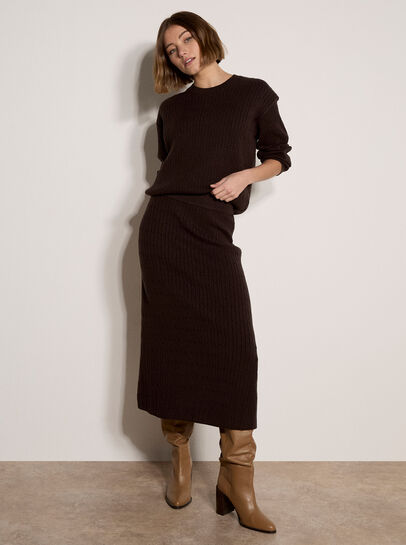 Fine Knit Cable Jumper