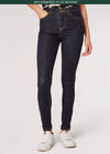 Sienna Raw Denim Skinny Jeans, Navy, large