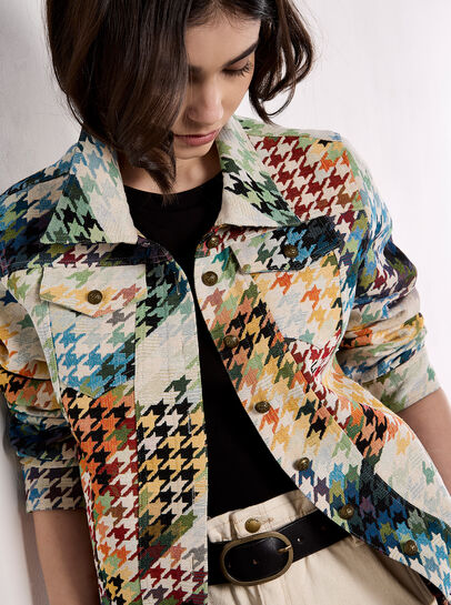 Colourful Dogtooth Jacket