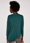 Asymmetric Hem Top, Green, large