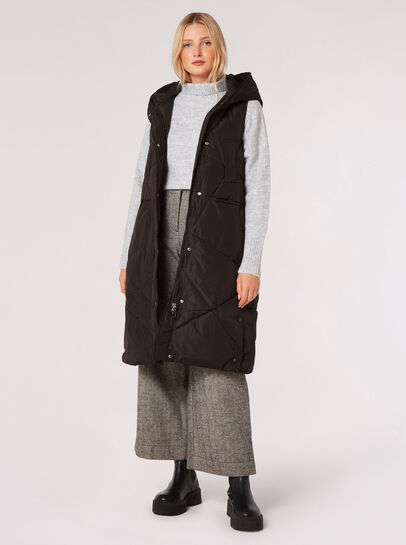 Longline Puffer Gilet