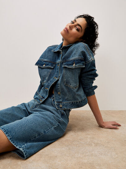Lune Denim Bermuda Shorts