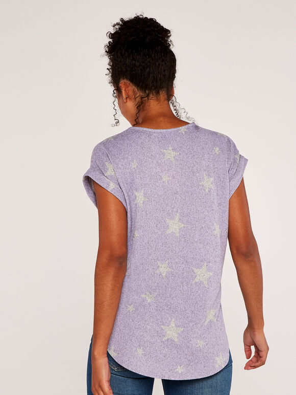 Star T-Shirt, Lilac, large