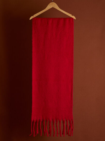 Soft Boucle Knit Scarf