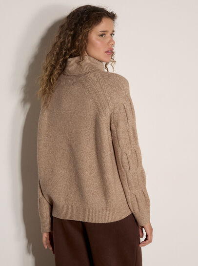 Melange Roll Neck Jumper