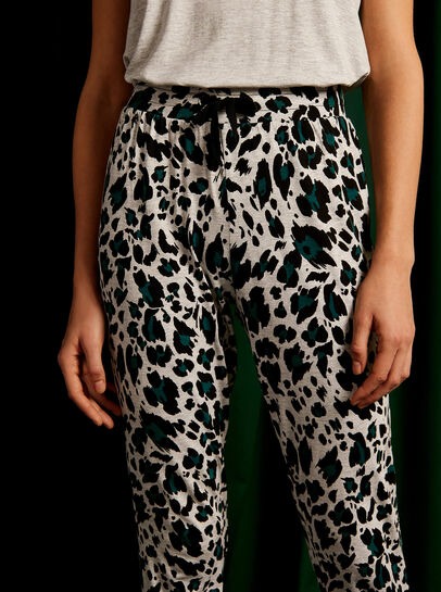 Cheetah Print Pyjamas- Trousers