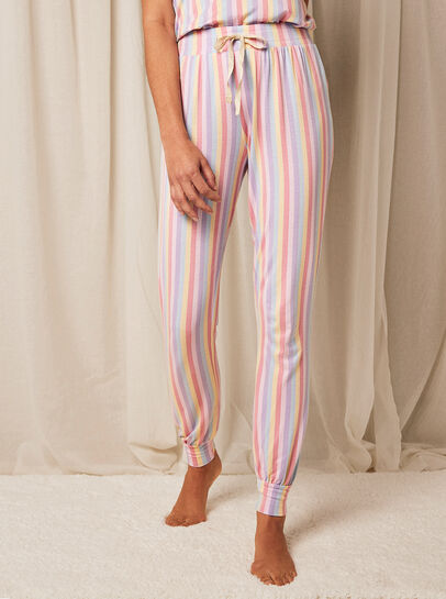Rainbow Stripe Pyjama Trouser