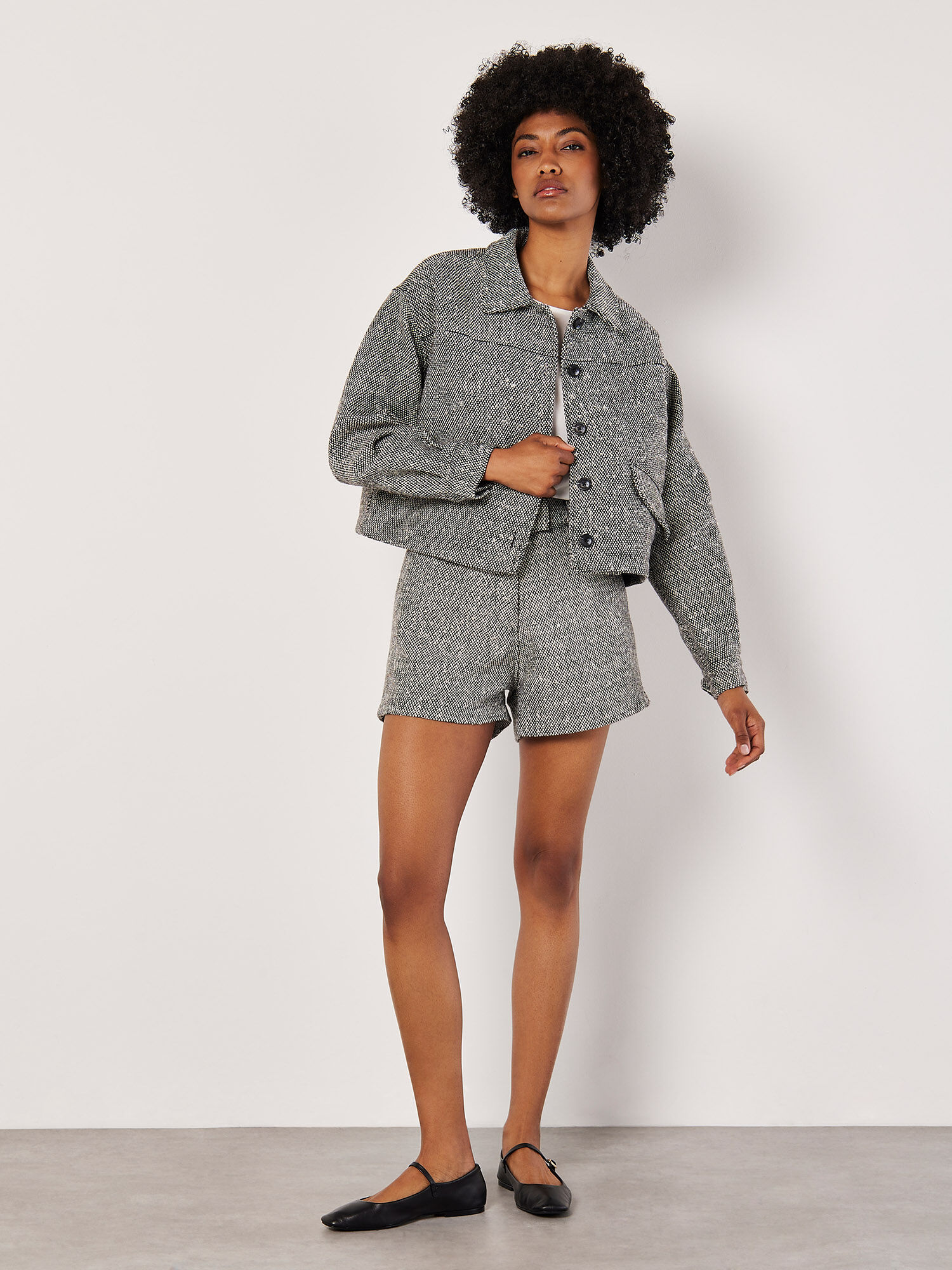 Woven Textured Shorts | Apricot Clothing
