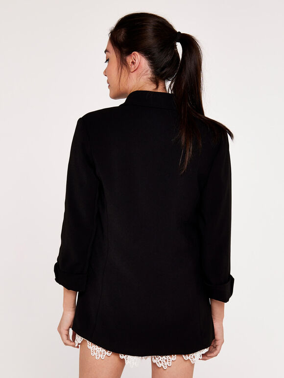 Boyfriend Blazer, Black, large