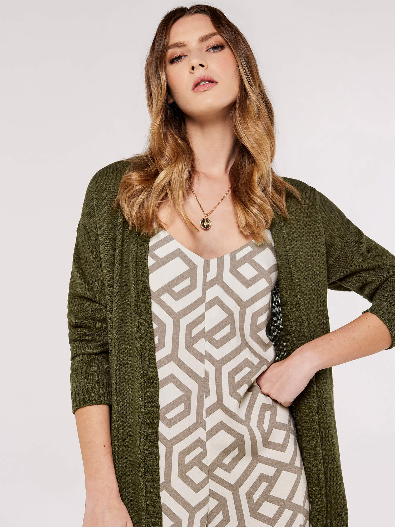 Slub cardigan shop