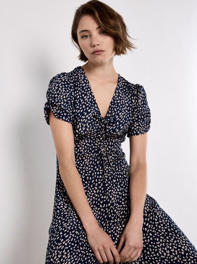 Animal Print Midaxi Dress