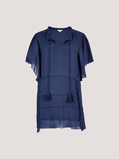 Ruffle Tiered Tunic Top