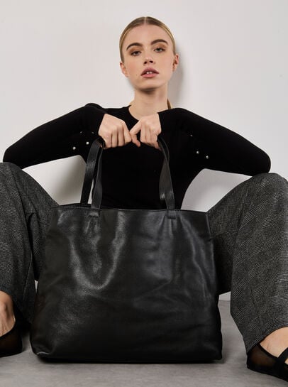 Leather Tote Bag
