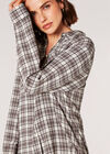 Textured Check Shirt, Stone, large