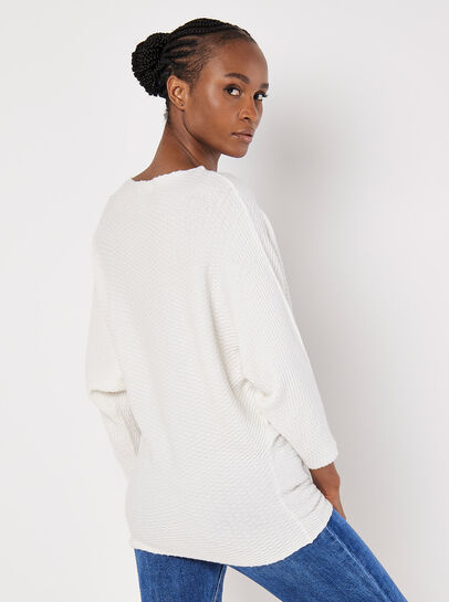 Textured Knit Lightweight Jumper